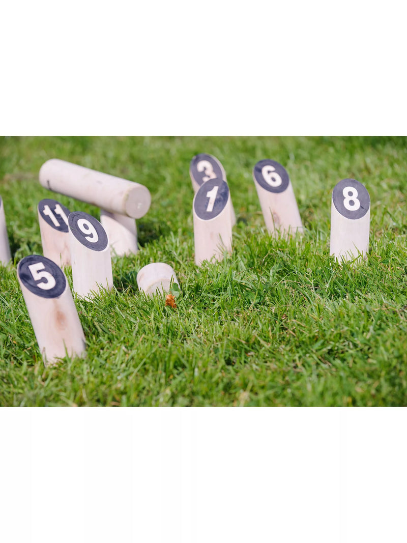 Bex Number Kubb party game set, imported from the UK