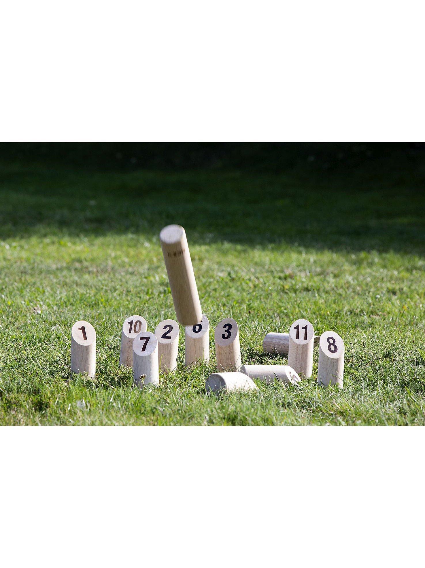 Bex Number Kubb party game set, imported from the UK