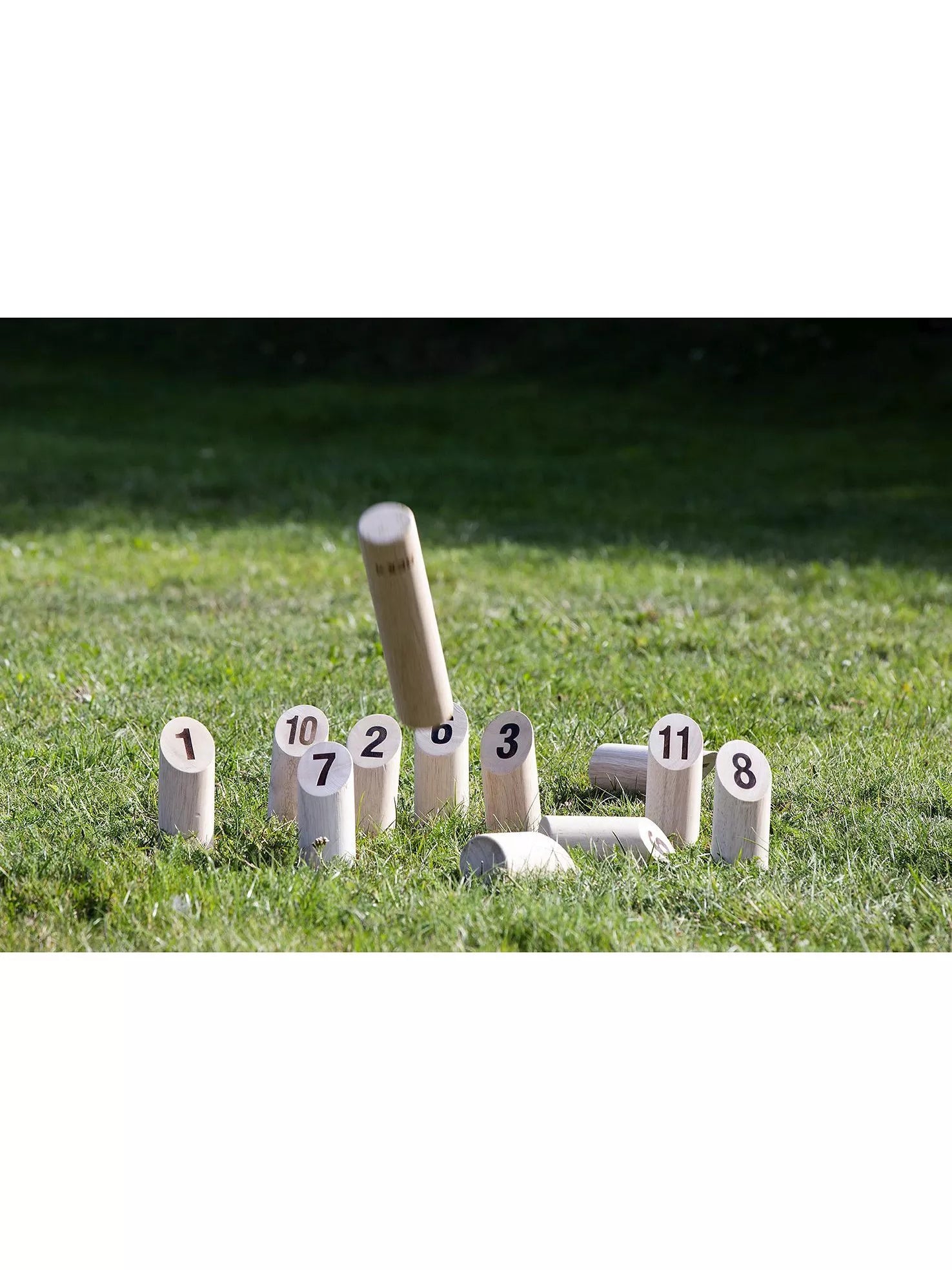 Bex Number Kubb party game set, imported from the UK