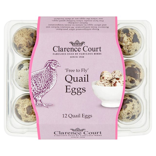 Clarence Court Quail Eggs   12 per pack GOODS M&S   