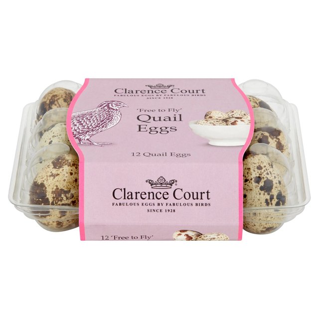 Clarence Court Quail Eggs   12 per pack GOODS M&S   