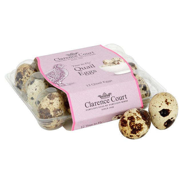 Clarence Court Quail Eggs   12 per pack GOODS M&S   