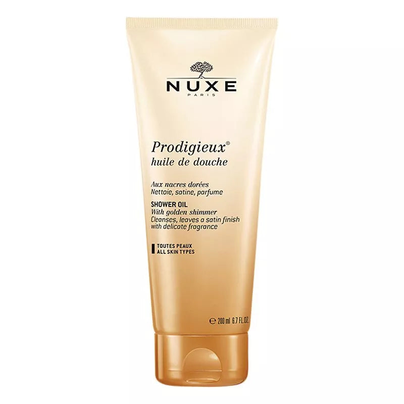 NUXE Prodigieux® Shower Oil with Golden Shimmer, 200ml