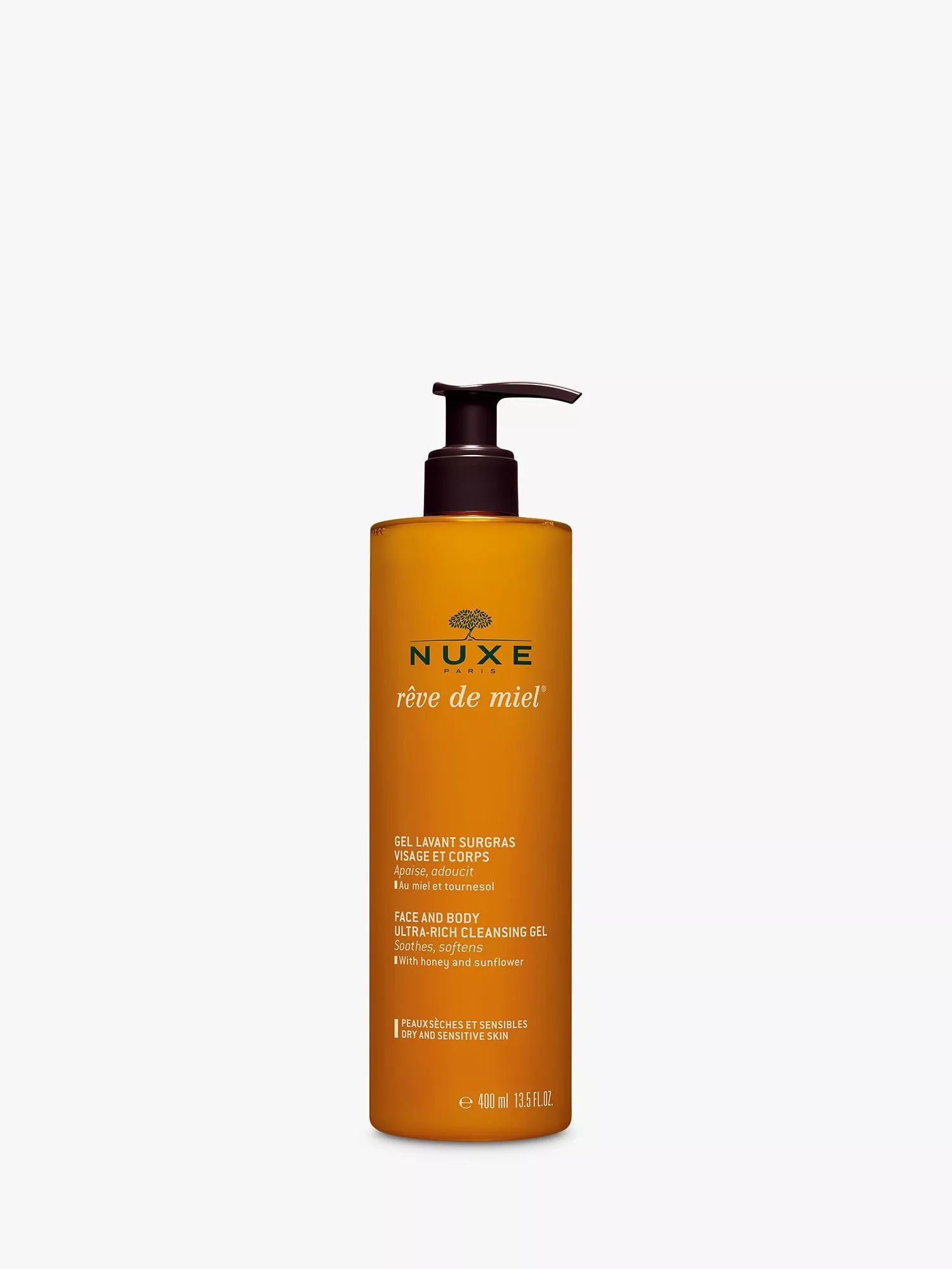 NUXE Rêve de Miel® Face and Body Ultra-Rich Cleansing Gel, 400ml - McGrocer