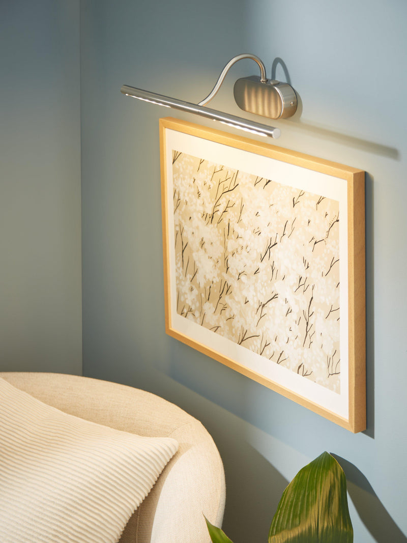 John Lewis Litho LED wall light satin finish - British product