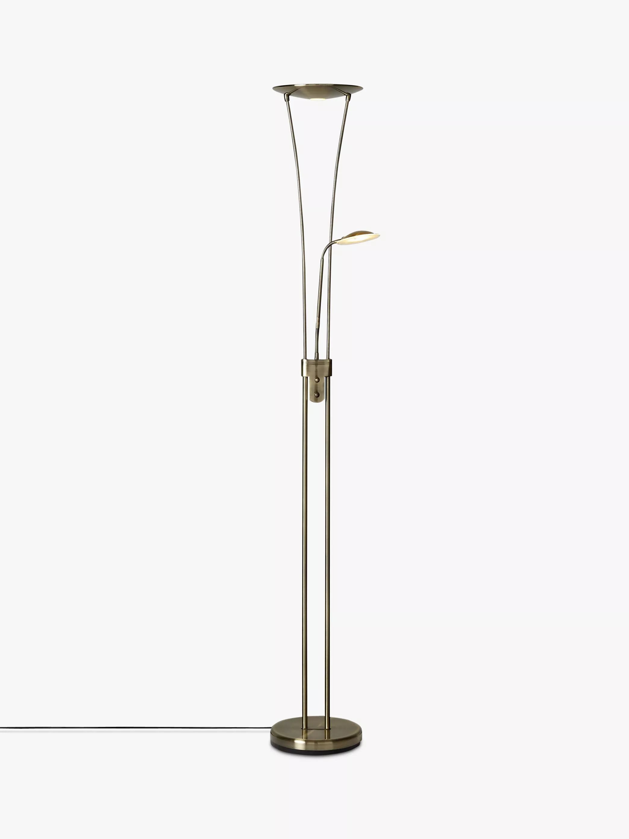 John Lewis Levity LED Uplighter/Reading Floor Lamp Tall