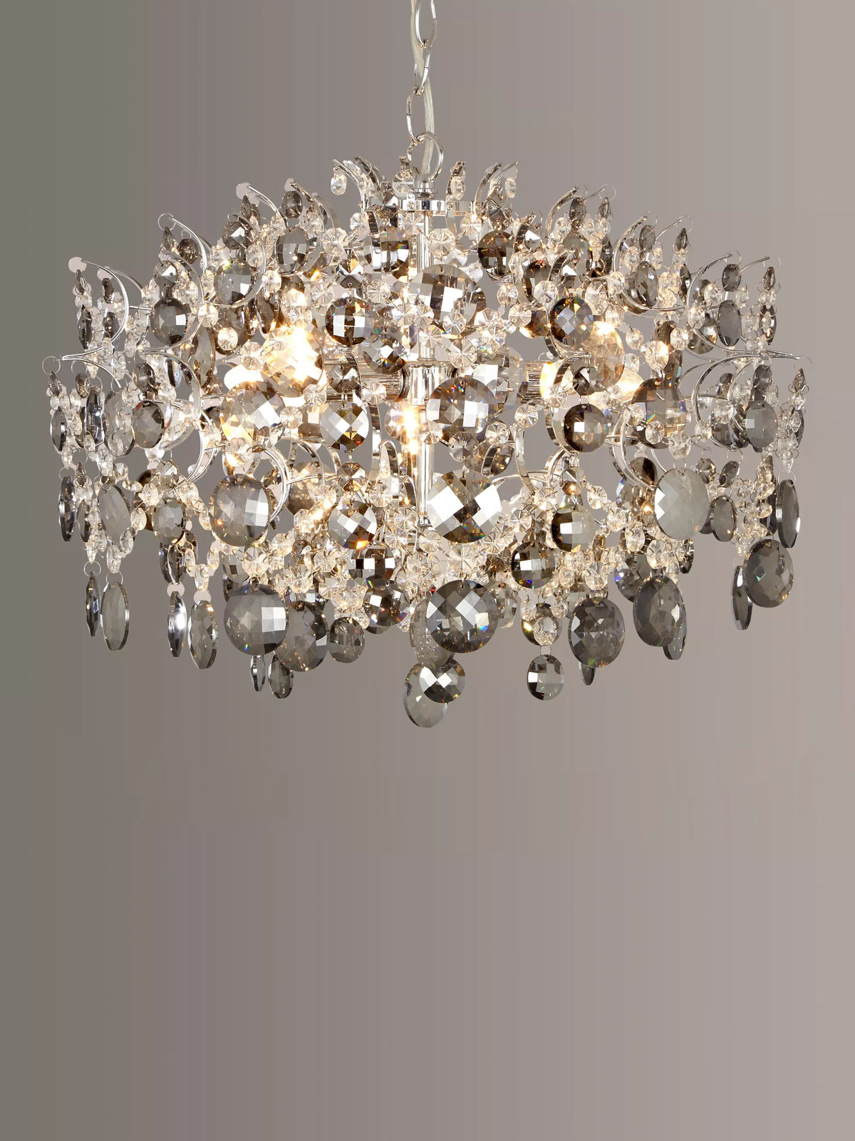 John Lewis Paris crystal pendant light, imported from the UK