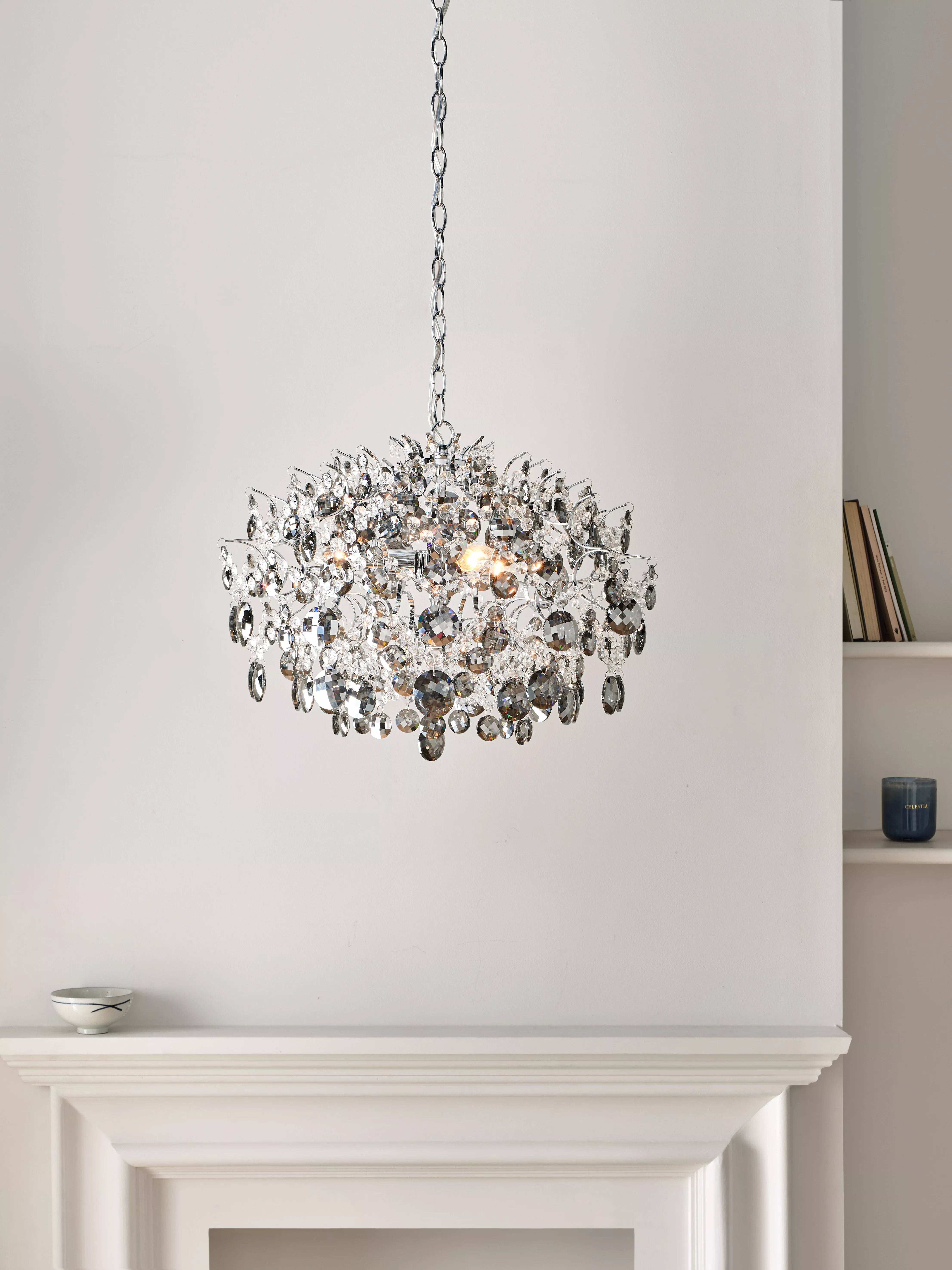 John Lewis Paris crystal pendant light, imported from the UK
