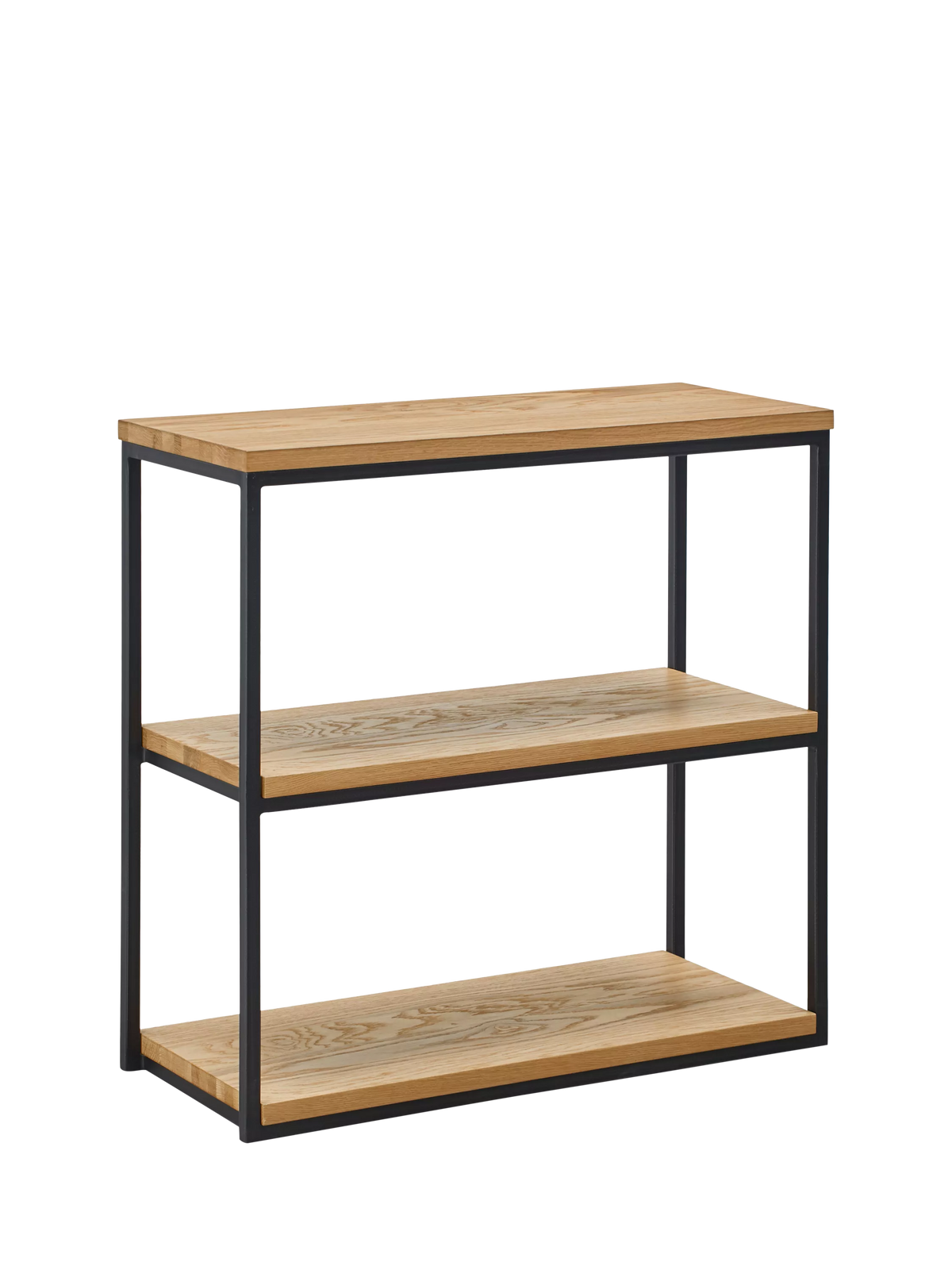John Lewis Calia oak low shelving unit, UK version