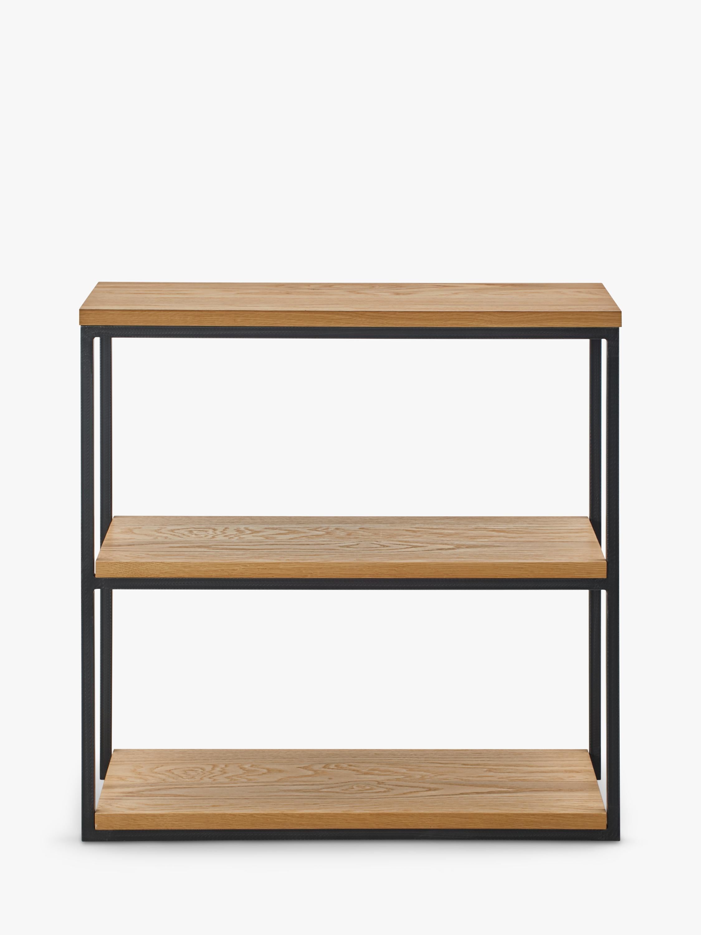John Lewis Calia oak low shelving unit, UK version