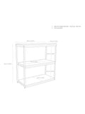 John Lewis Calia oak low shelving unit, UK version