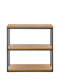 John Lewis Calia oak low shelving unit, UK version