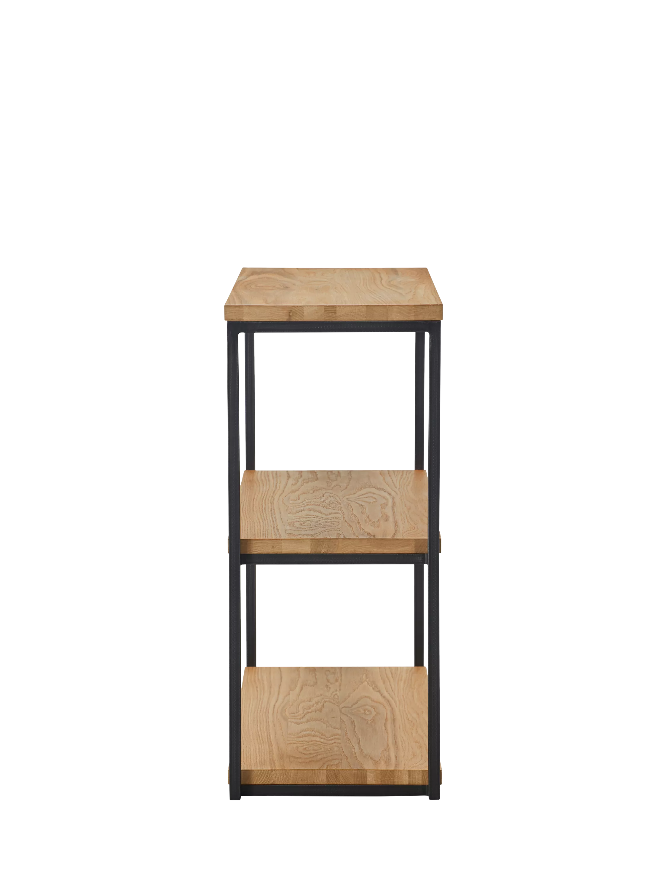 John Lewis Calia oak low shelving unit, UK version