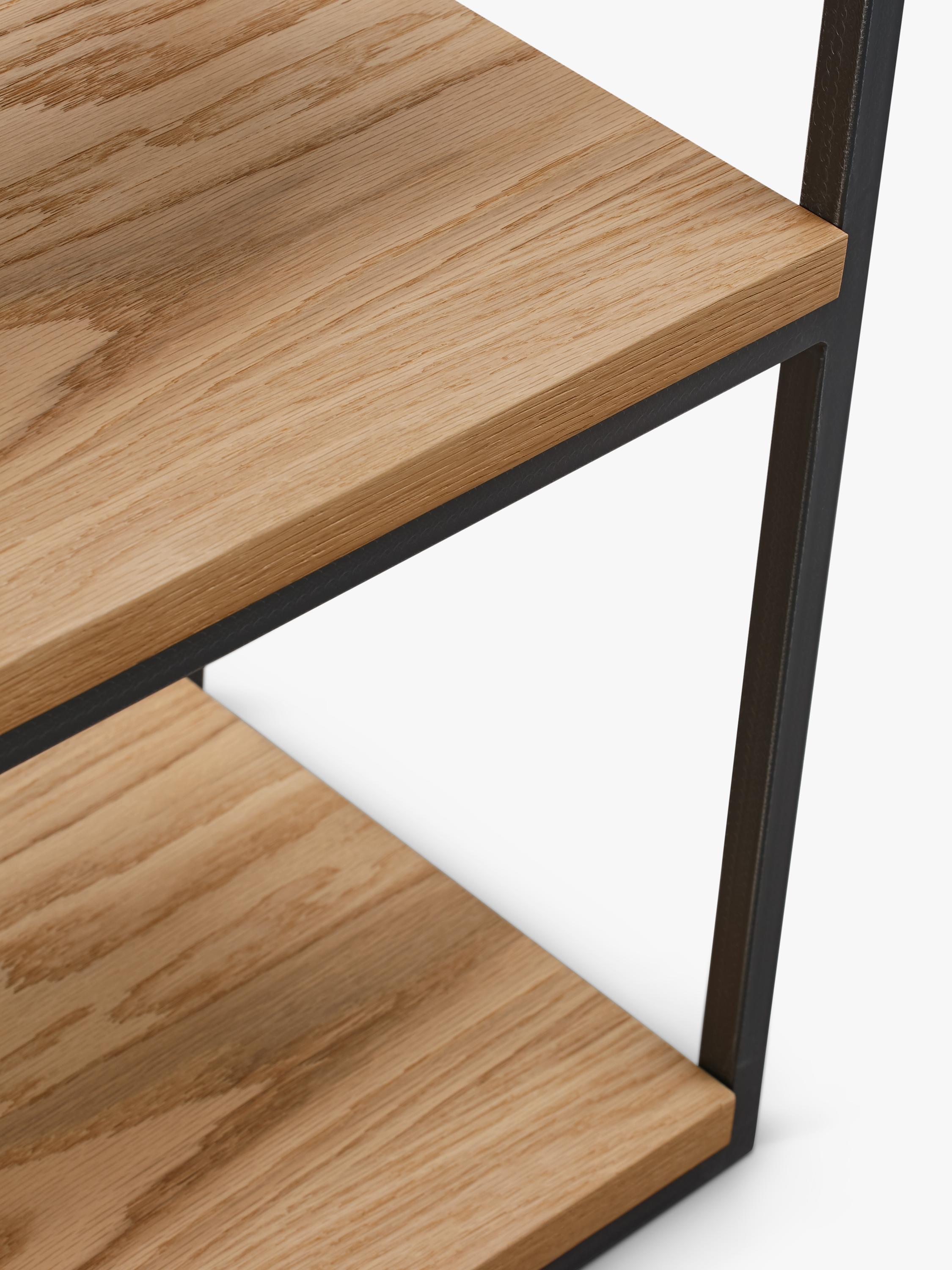 John Lewis Calia oak low shelving unit, UK version