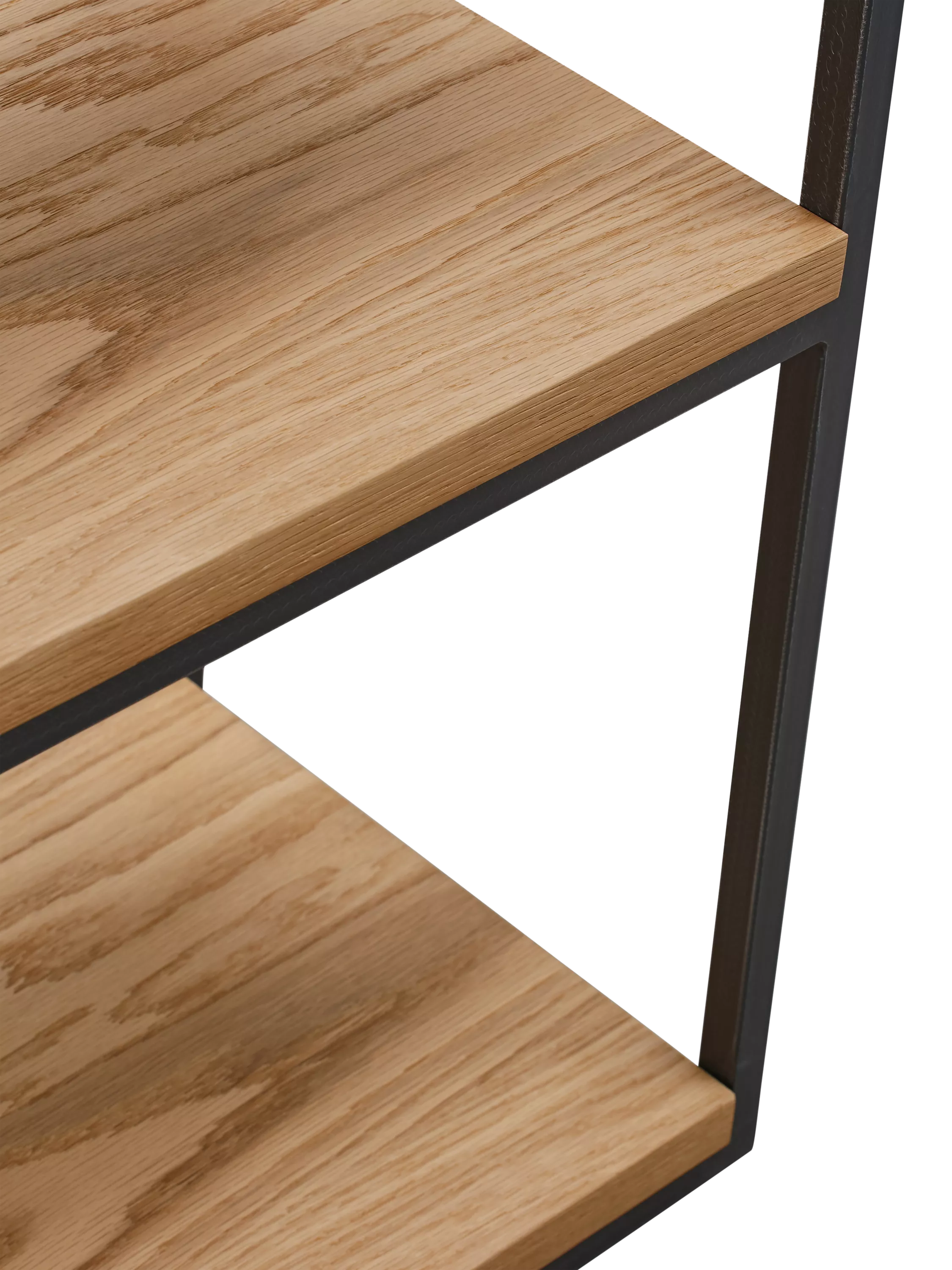 John Lewis Calia oak low shelving unit, UK version