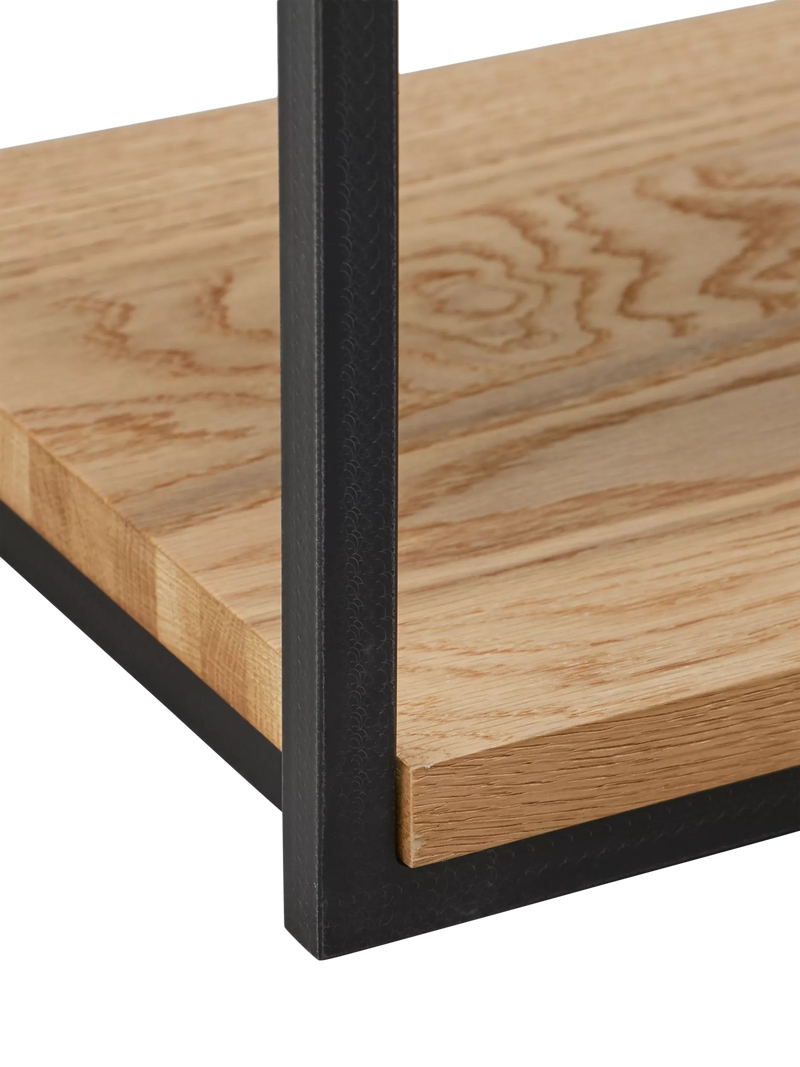 John Lewis Calia oak low shelving unit, UK version