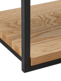 John Lewis Calia oak low shelving unit, UK version