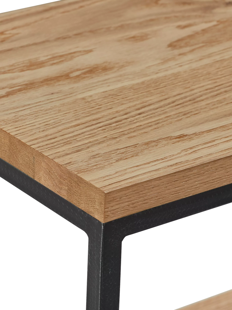 John Lewis Calia oak low shelving unit, UK version