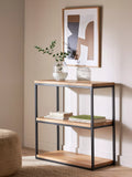 John Lewis Calia oak low shelving unit, UK version
