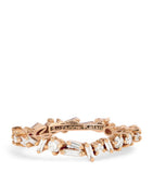 Suzanne Kalan rose gold diamond eternity ring, imported from the UK
