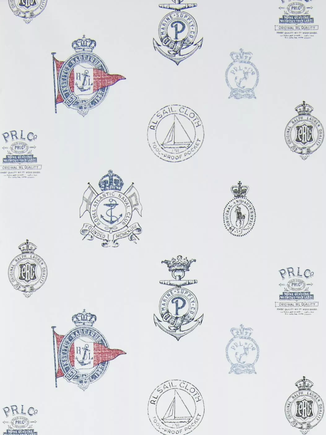 Ralph Lauren Rowthorne Crest wallpaper 10m x 68.5cm, UK version
