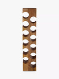 John Lewis mango wood wine rack 12 bottle natural (British brand)