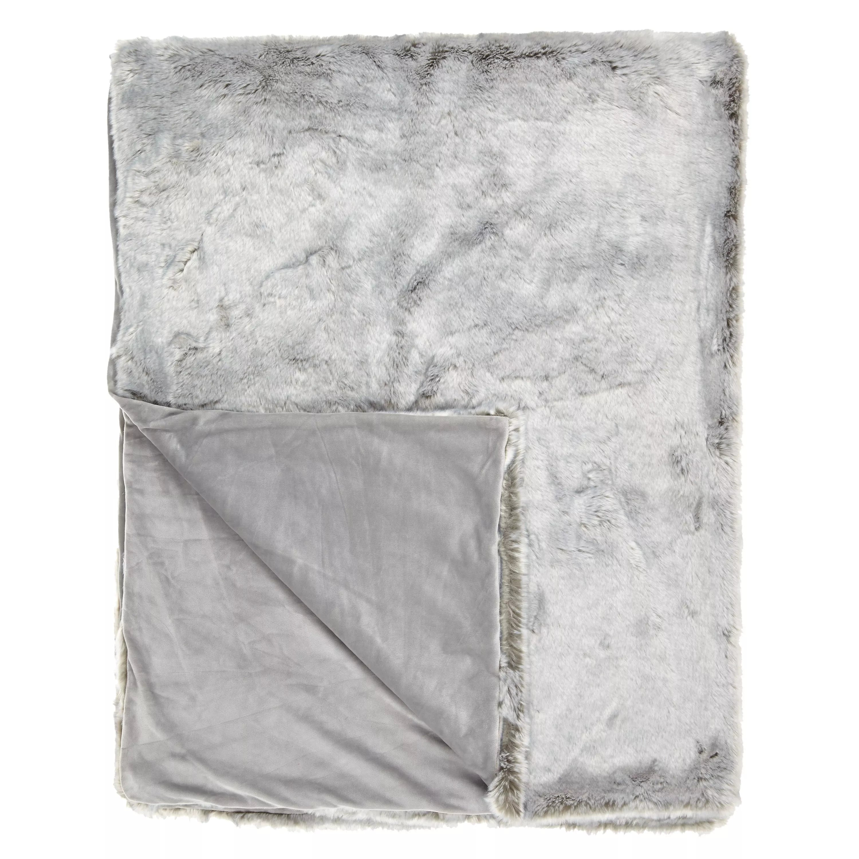 John Lewis Faux Fur Throw (150 x 200cm)
