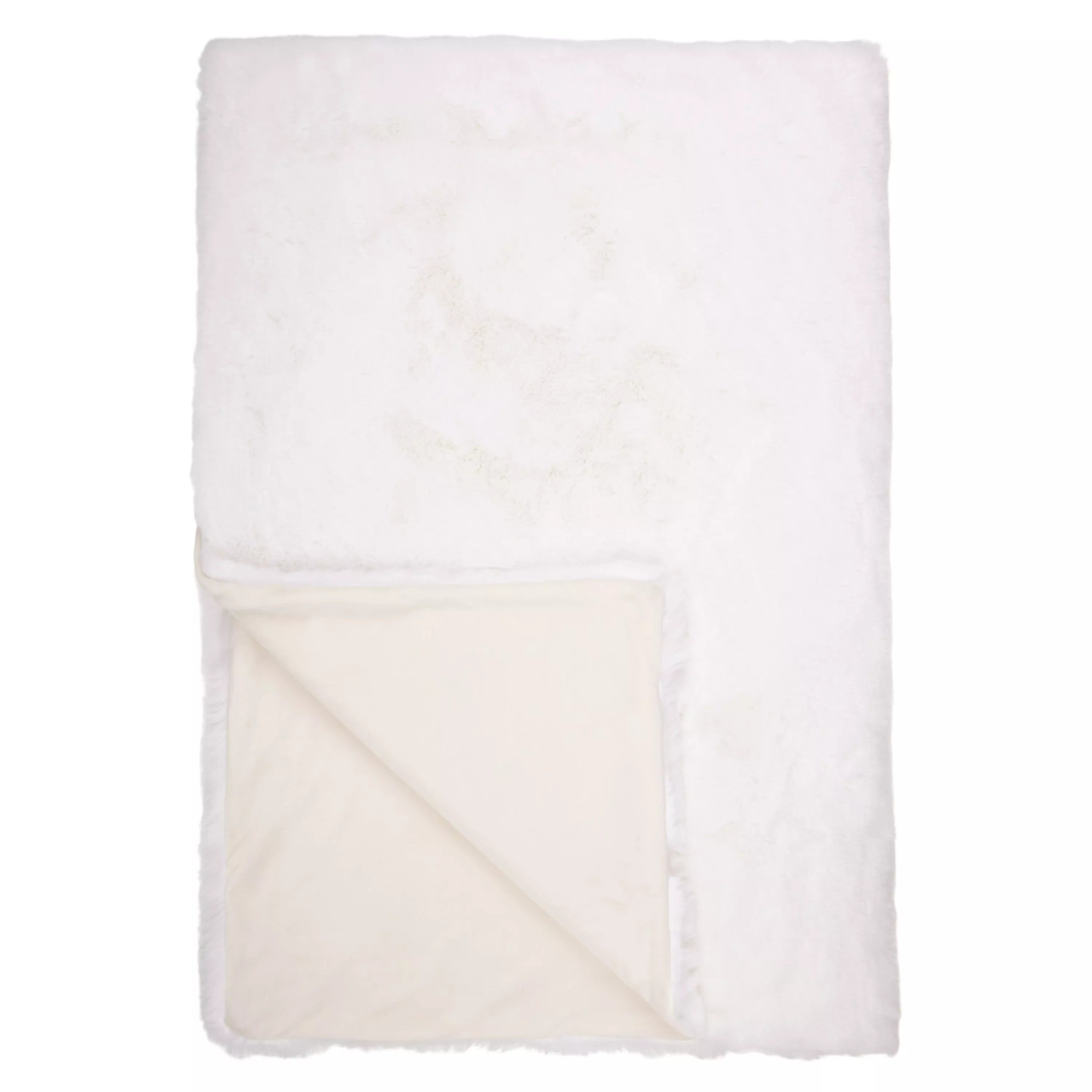 John Lewis Faux Fur Throw (150 x 200cm)