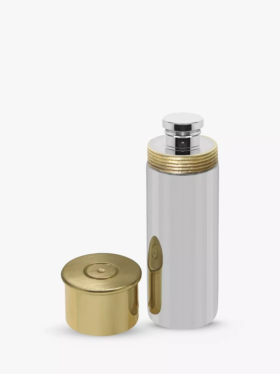English Pewter Company shotgun cartridge hip flask 114ml - British product