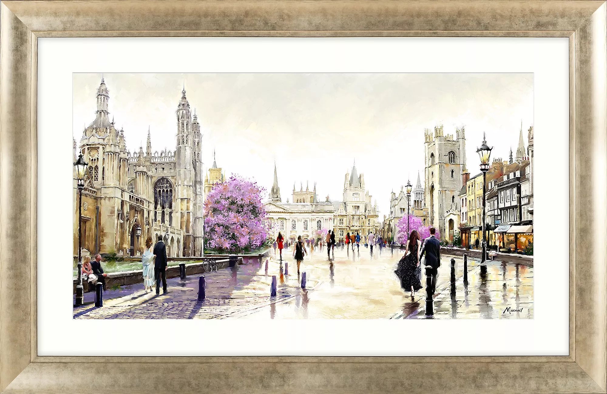 John Lewis Cambridge Spires framed print 112x72cm - British product