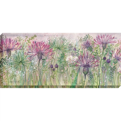 John Lewis John Lewis Catherine Stephenson 'Thistle and Clover' Canvas Print, 135 x 60cm- Buy online at McGrocer