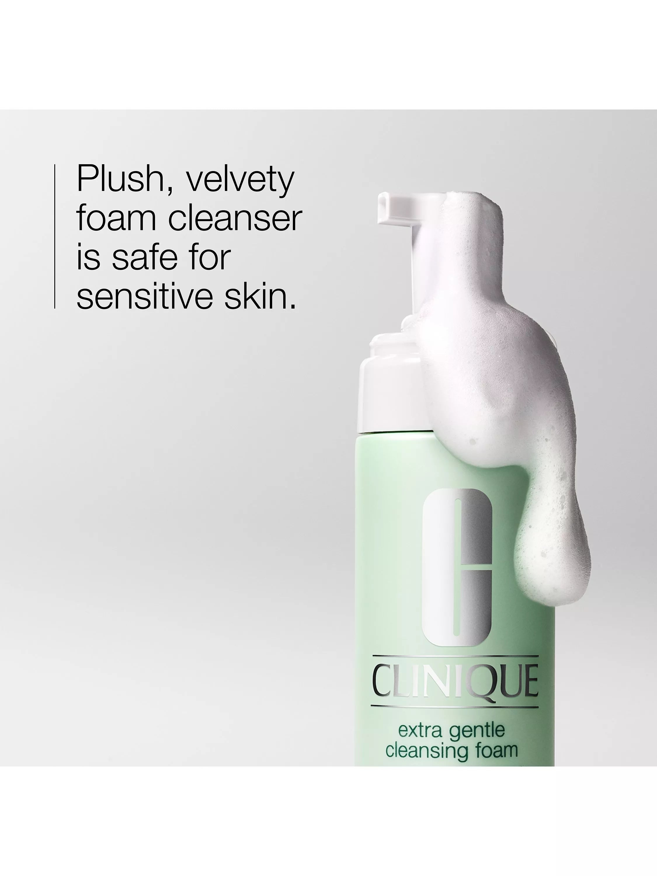 Clinique extra gentle cleansing foam for dry skin 125ml - British product