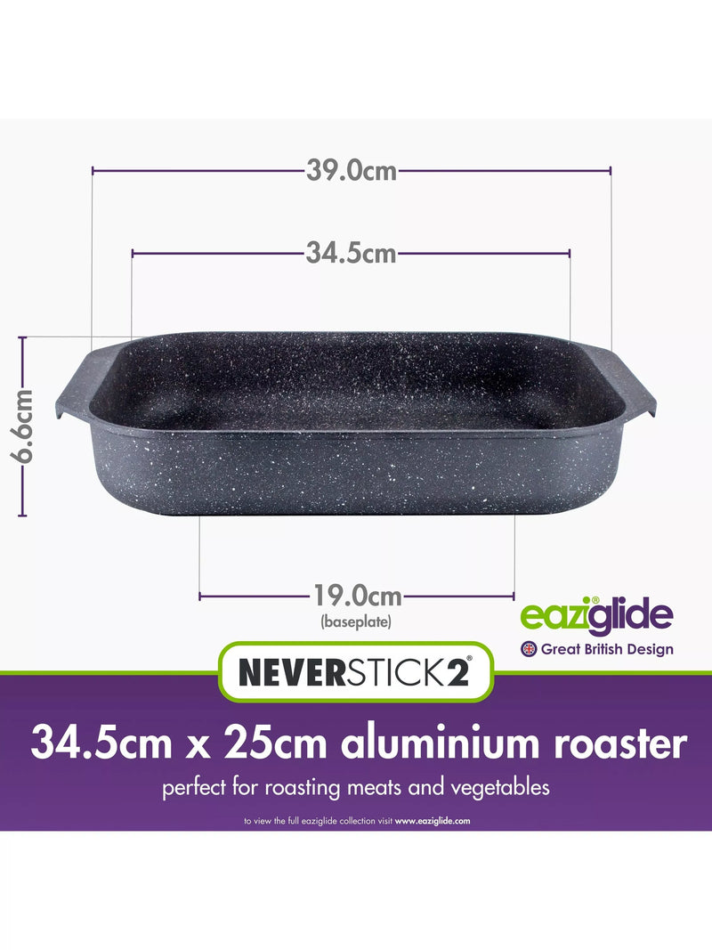 Eaziglide Neverstick2 roaster black 4.3L (British brand)
