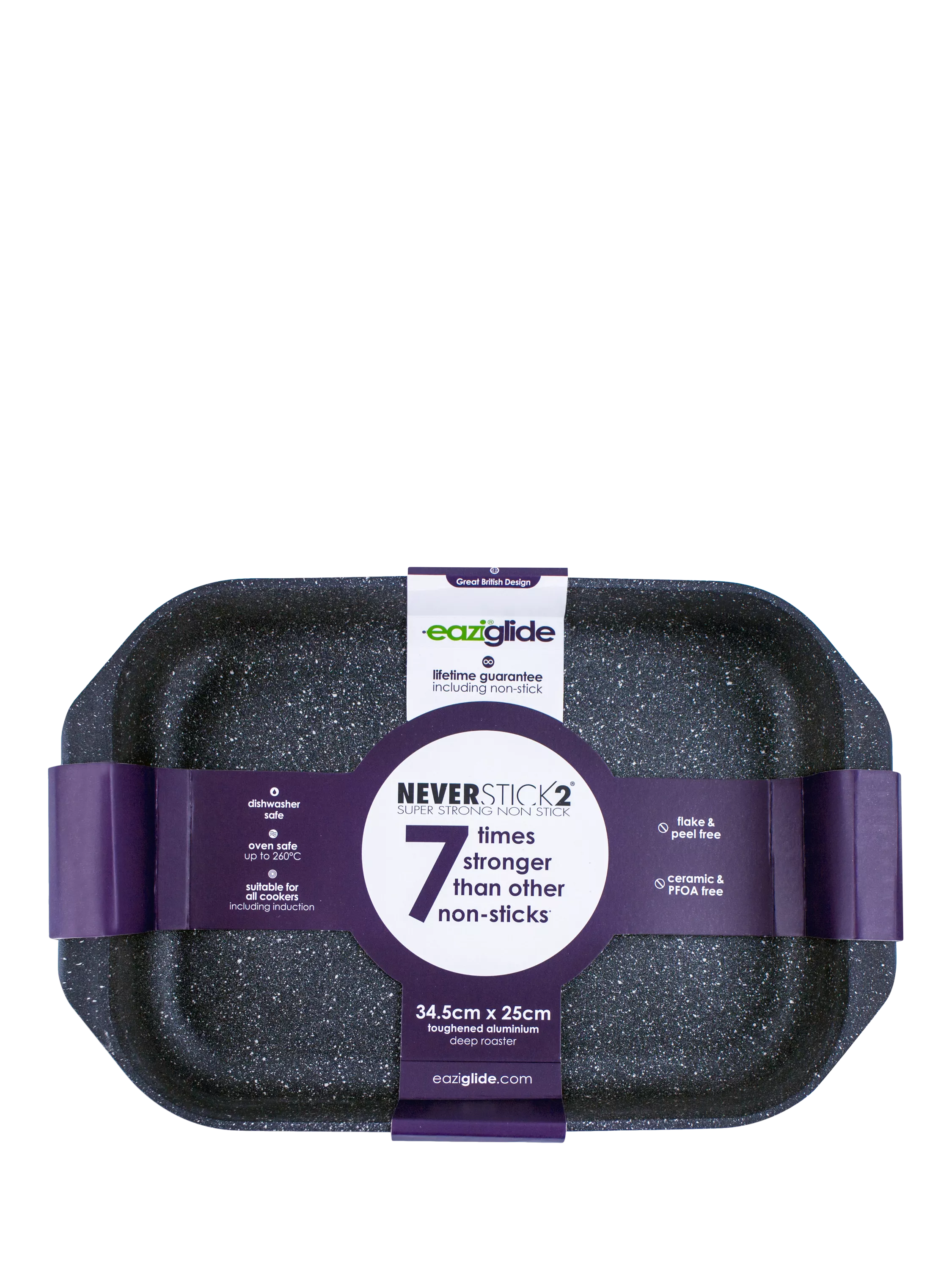 Eaziglide Neverstick2 roaster black 4.3L (British brand)
