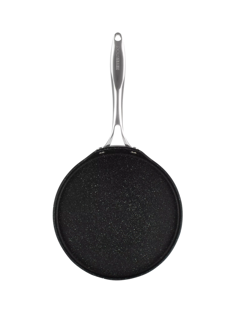 Eaziglide Neverstick2 Aluminum Non-Stick Pancake Pan Black 25cm - British product