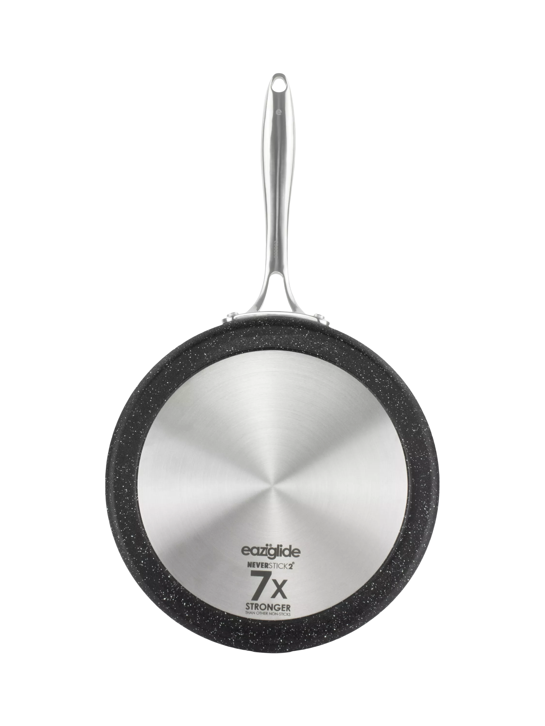Eaziglide Neverstick2 Aluminum Non-Stick Pancake Pan Black 25cm - British product