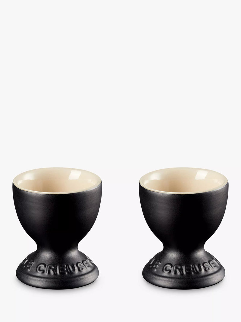Le Creuset stoneware egg cups set of 2, UK version