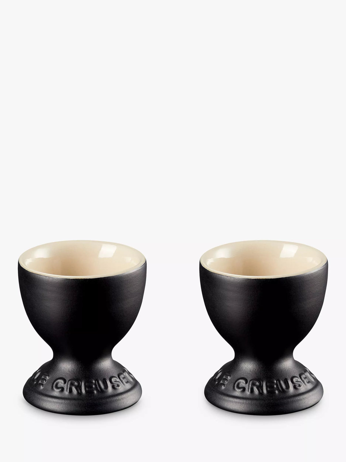 Le Creuset stoneware egg cups set of 2, UK version