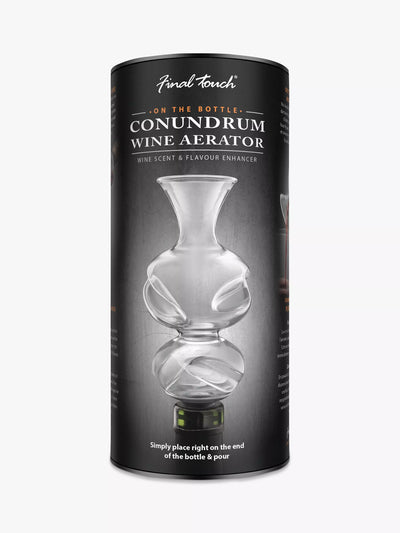 John Lewis Final Touch Conundrum Wine Aerator Wine Accessory- Buy online at McGrocer