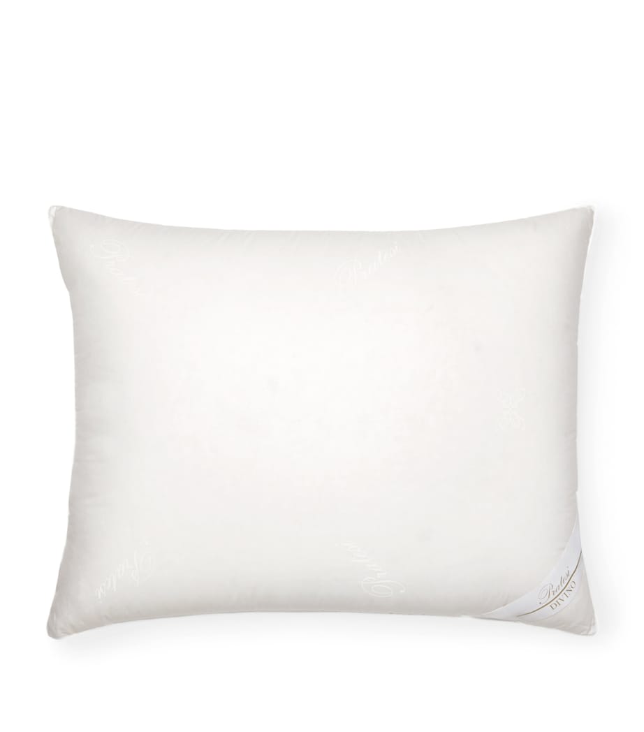 Pratesi Down Firm Divino Oxford Pillow 50cm x 75cm, imported from the UK