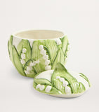 Les-Ottomans Lilly of the Valley sugar pot, UK version
