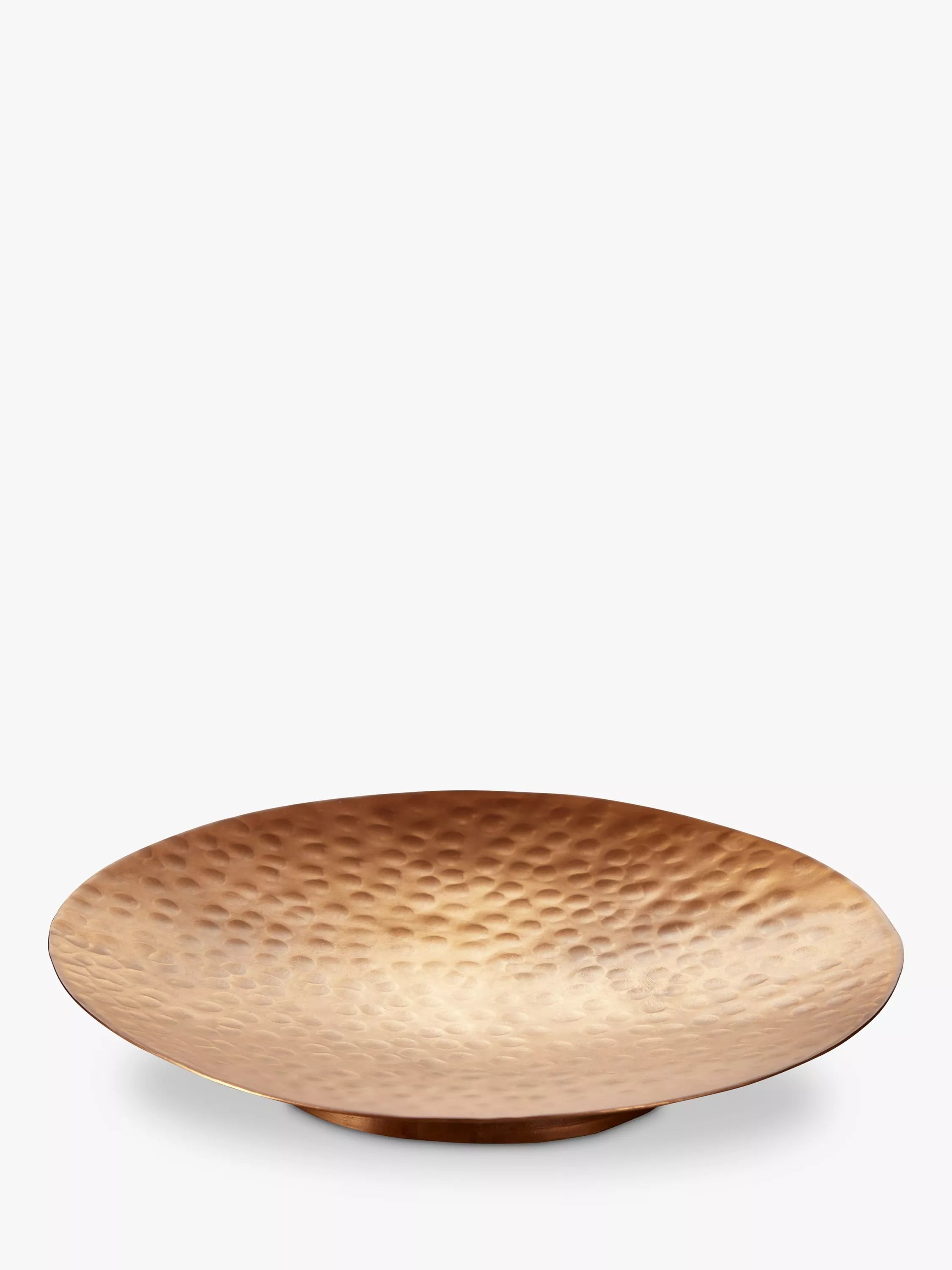 John Lewis hammered small candle plate 15cm, UK version