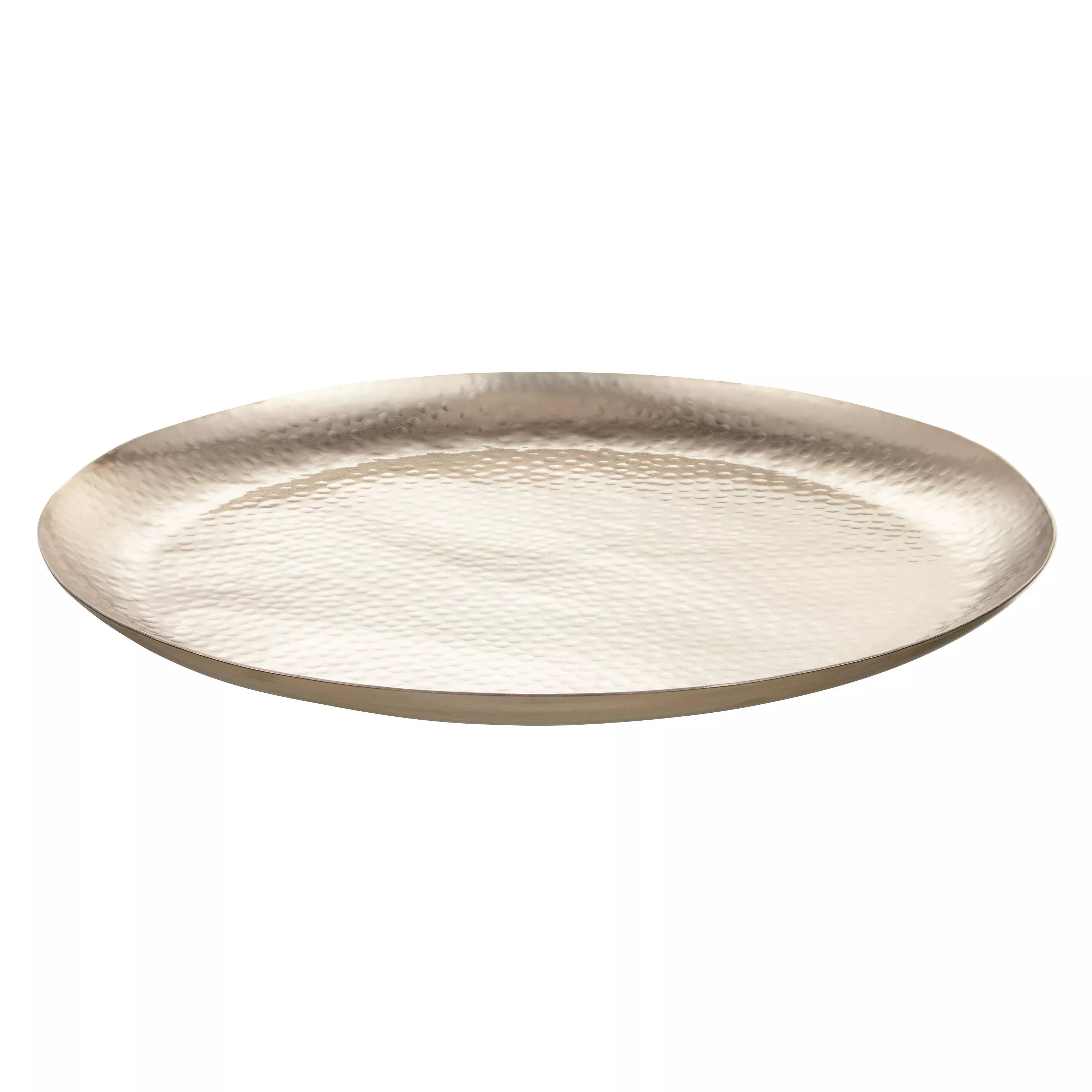 John Lewis large hammered candle plate 30cm, imported from the UK