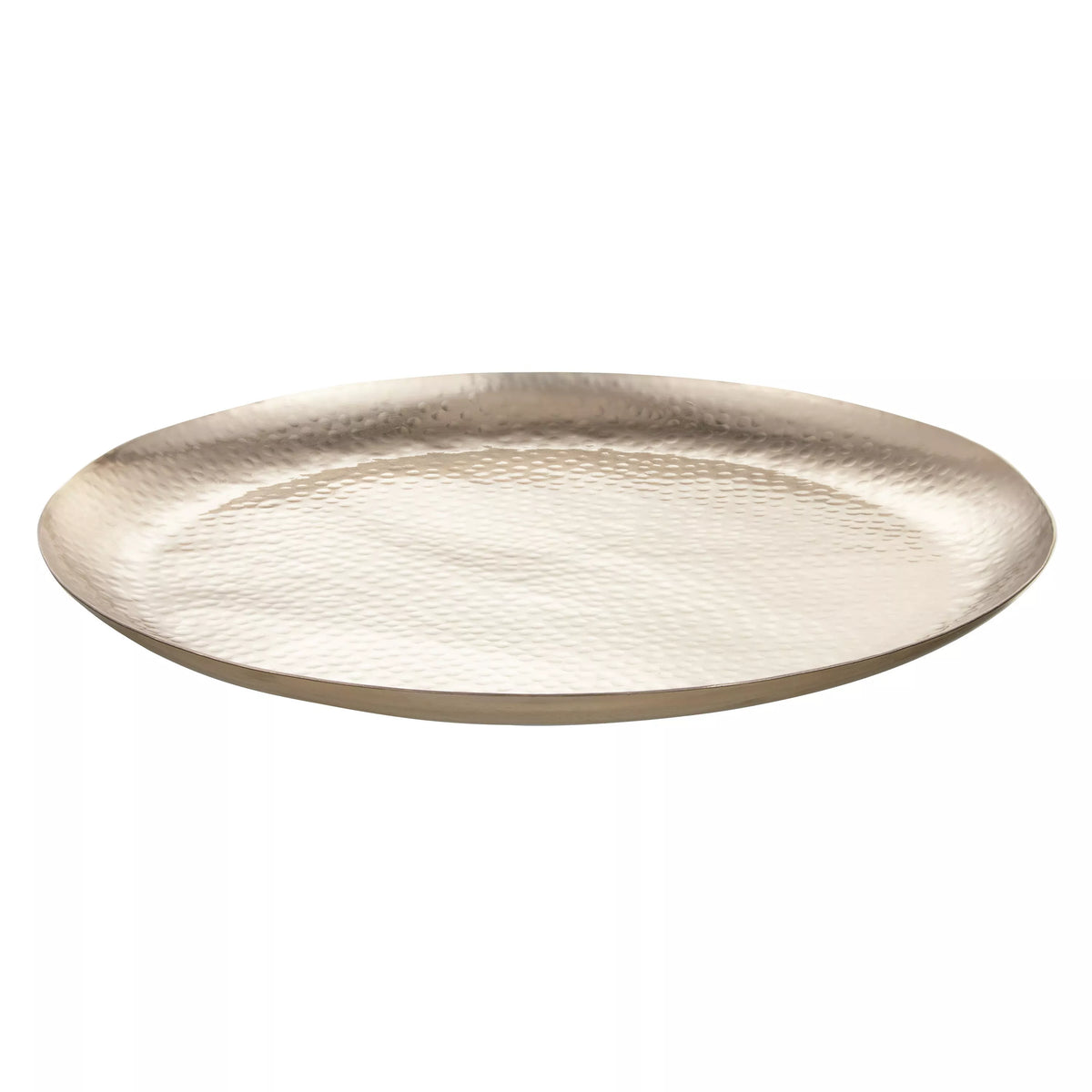 John Lewis large hammered candle plate 30cm, imported from the UK