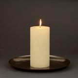John Lewis large hammered candle plate 30cm, imported from the UK