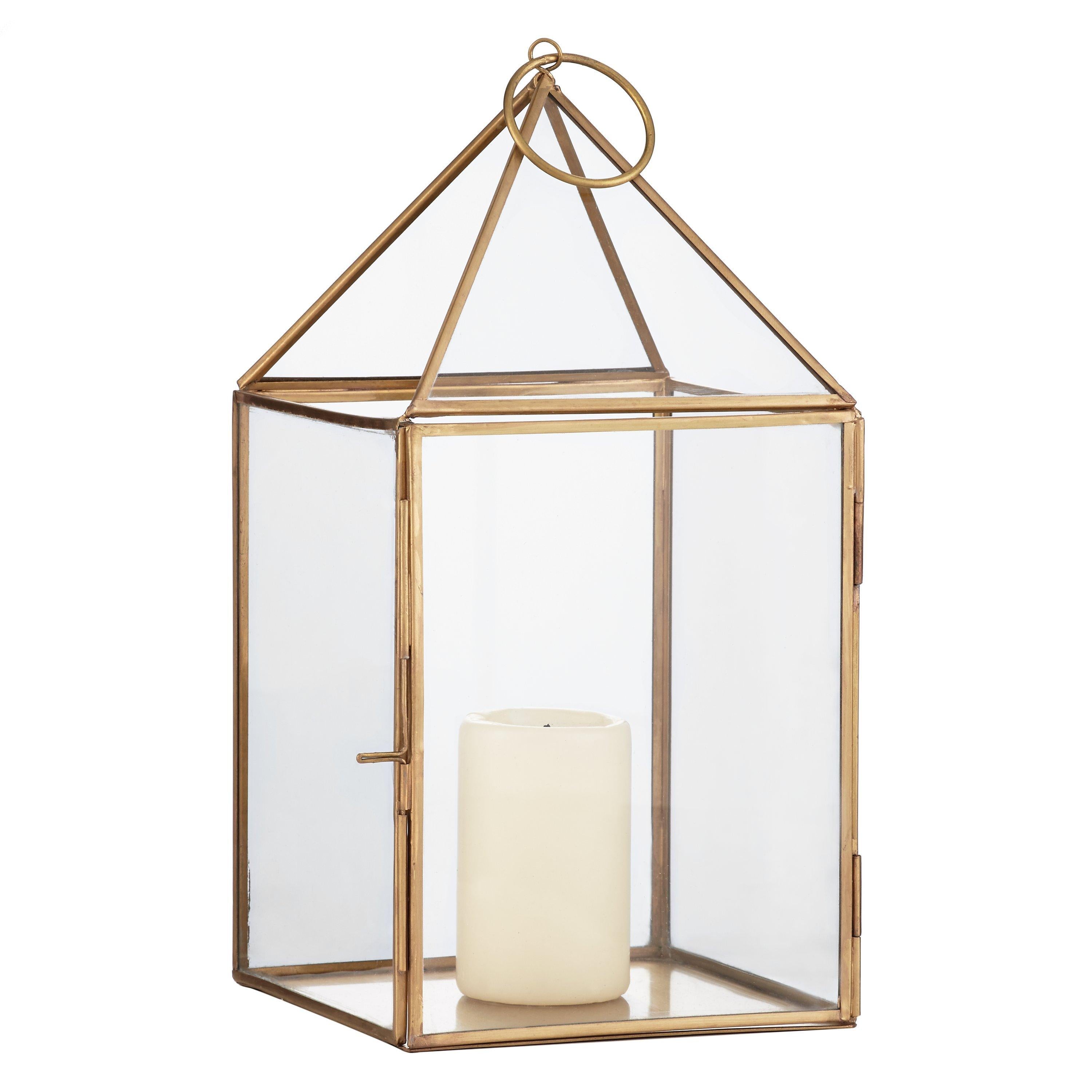 John Lewis small pyramid lantern for candles (British brand)