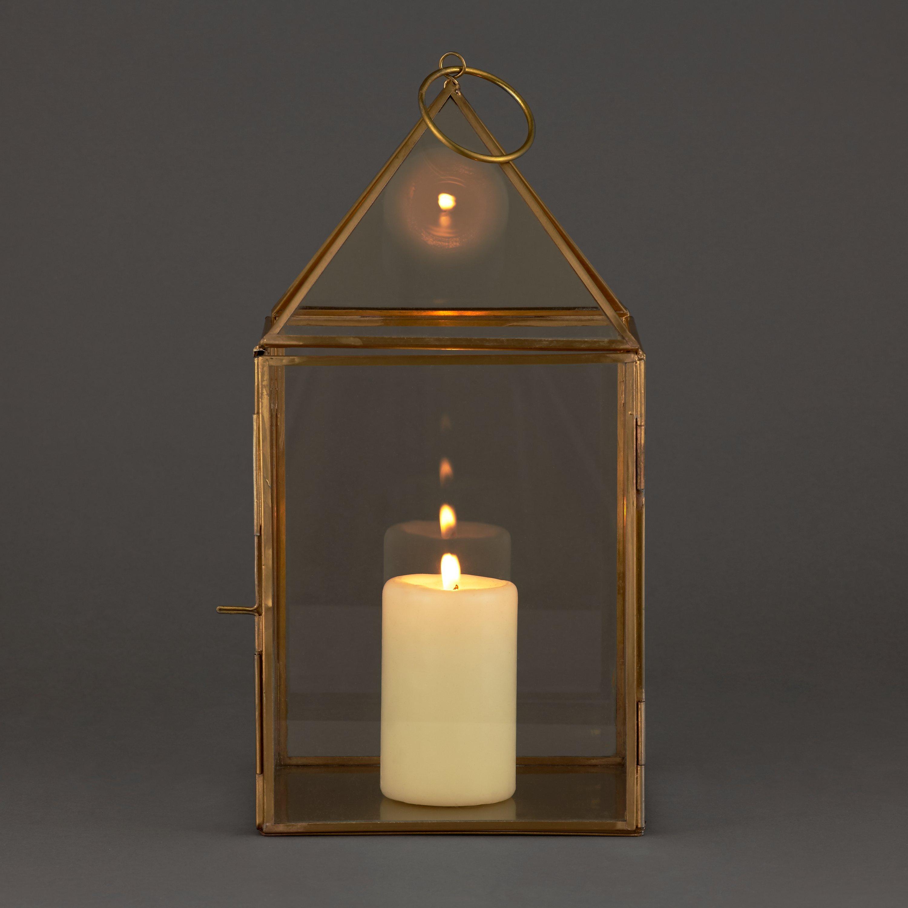 John Lewis small pyramid lantern for candles (British brand)