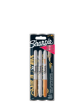 Sharpie Fine Metallic Markers pack of 3 (British brand)