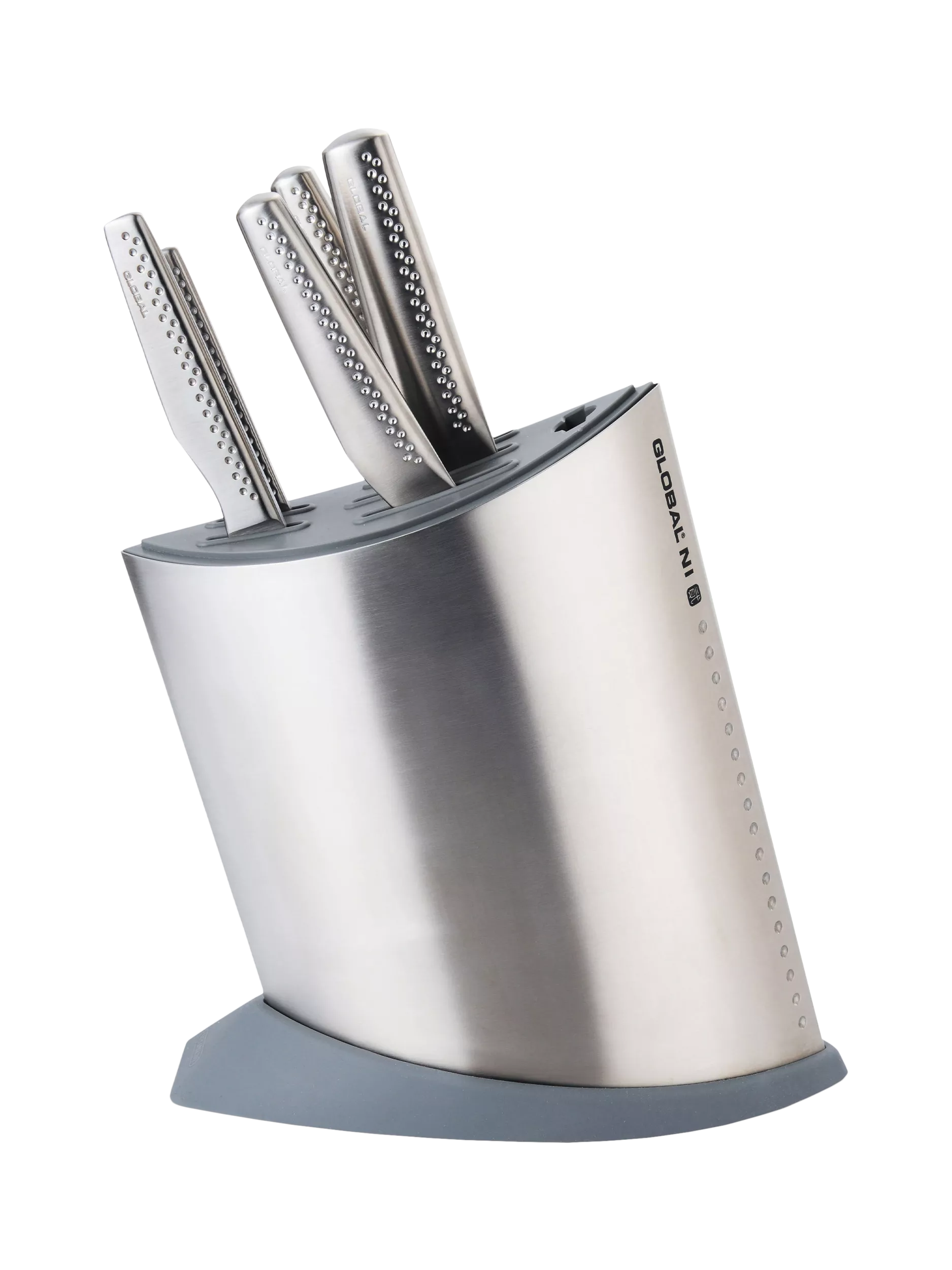 GLOBAL NI Series knife block 6 piece set (British brand)