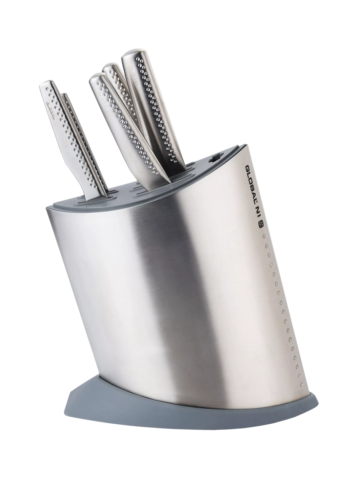 GLOBAL NI Series knife block 6 piece set (British brand)